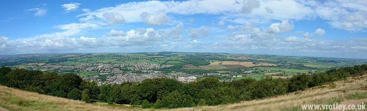 パノラマビューの地獄のかけひき、 wharfedale英国
